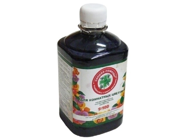 Жидкое удобрение для комнатных растений ( бутыль 250 мл. )  СЗТК